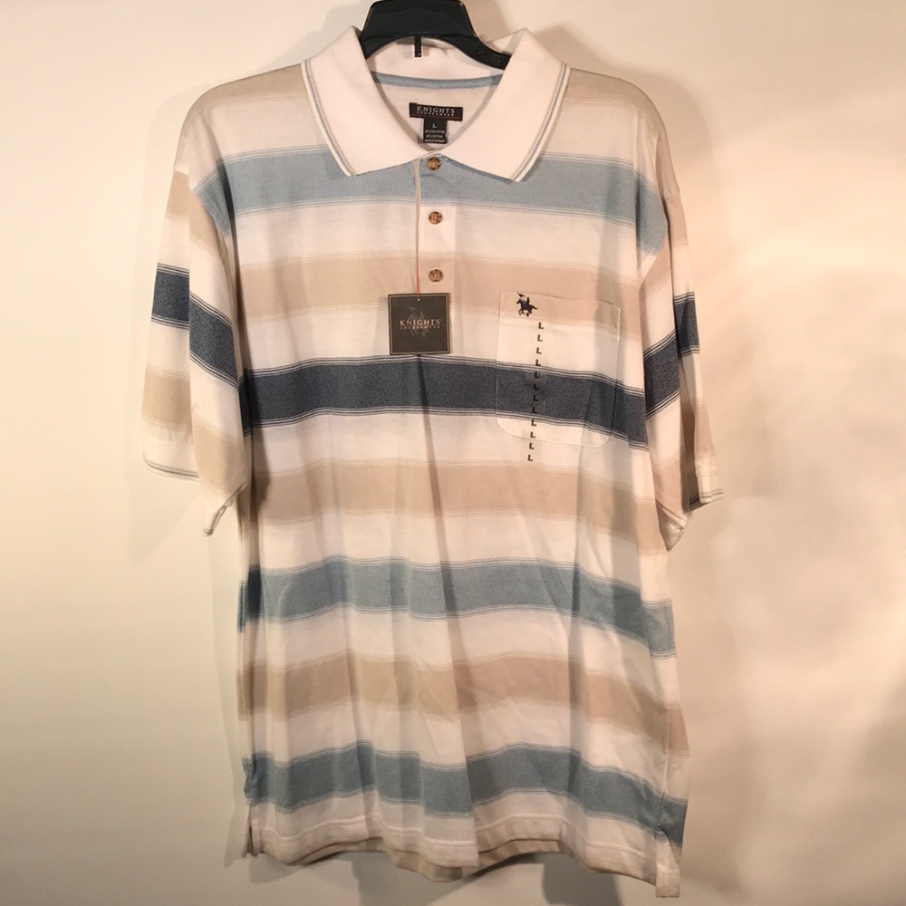 Knights sports wear polo tee shirt Sz L New!